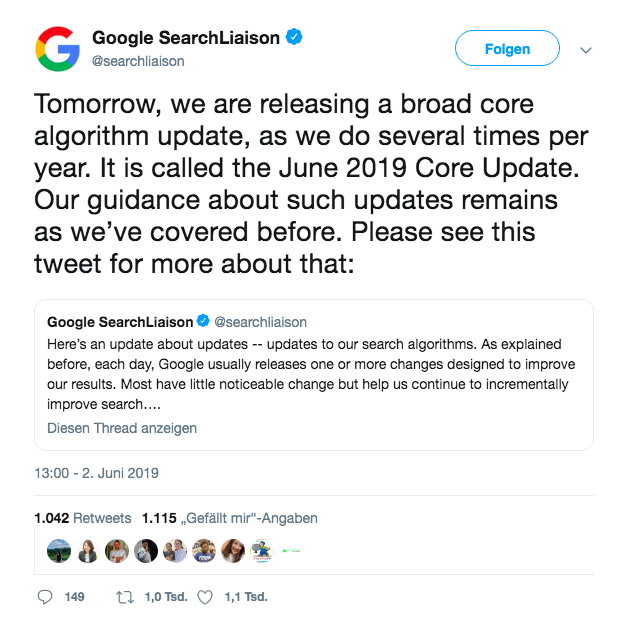 Google Core Update Juni 2019: das kannst Du tun